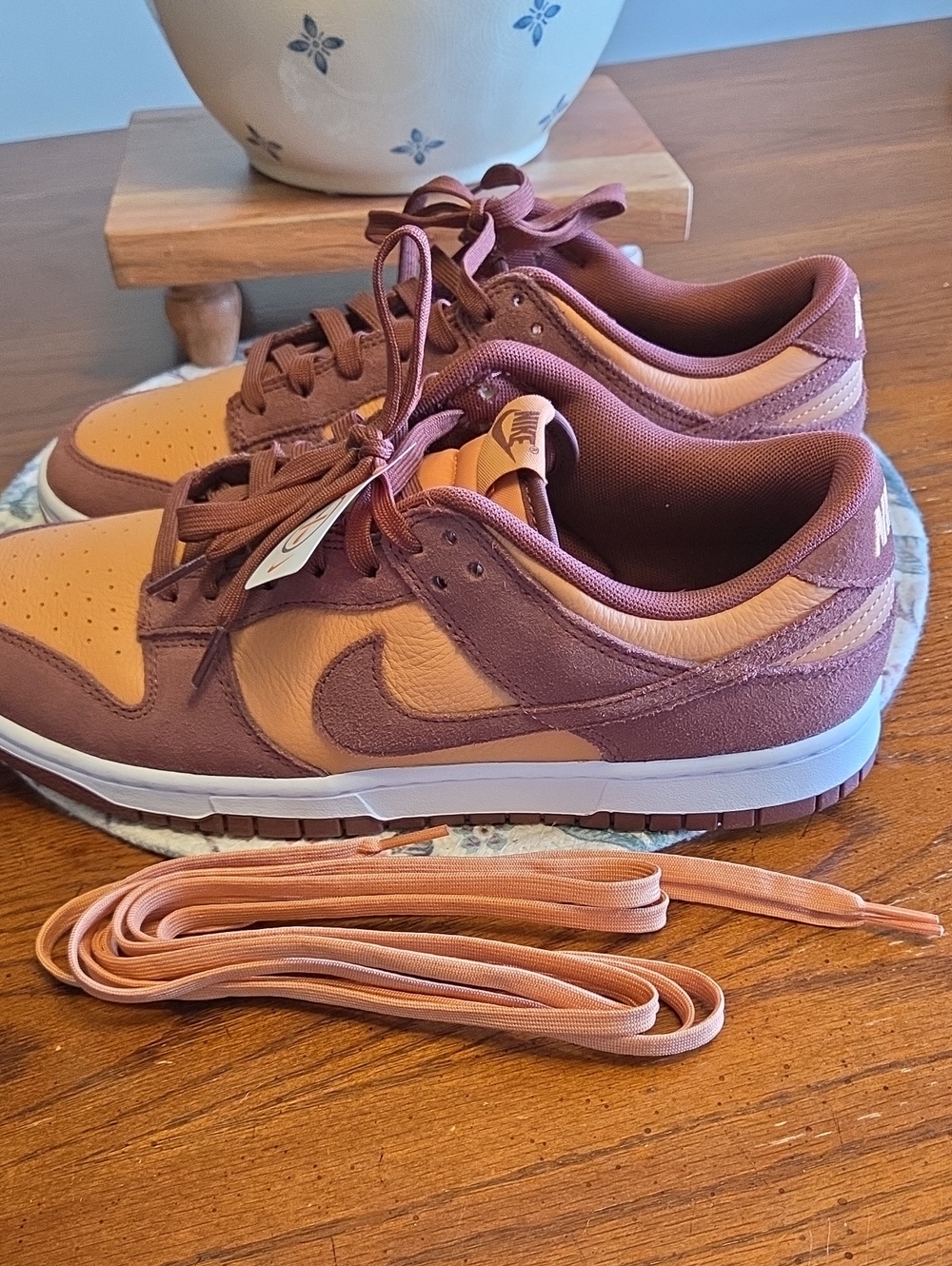 Nike Men’s Dunk Low Retro SE Amber Brown New No Box
